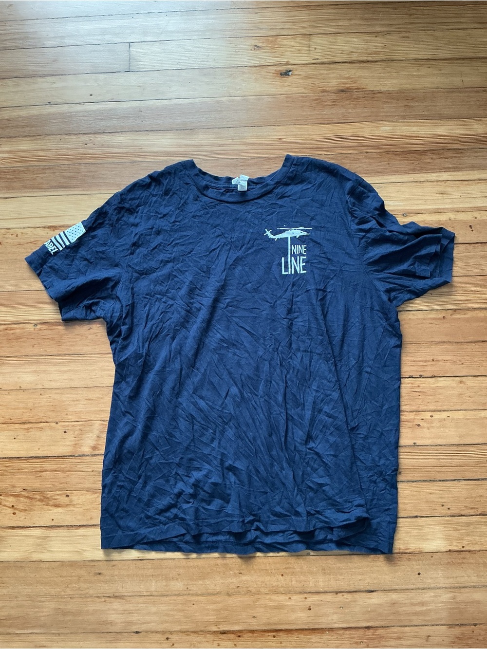 Nine Line Navy Short-Sleeve Graphic Tee